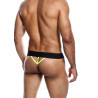 MALE BASICS String NEON MaleBasics Noir-Jaune